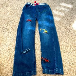Boys Mini Boden Construction Jeans, size 6